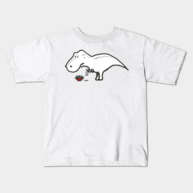 T-Rex Problems Kids T-Shirt by JurassicArt